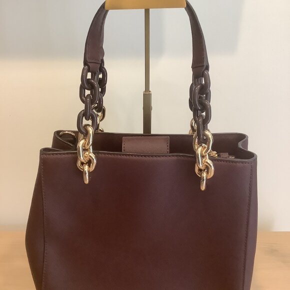 Beautiful Michael Kors Maroon Handbag - Picture 4 of 6